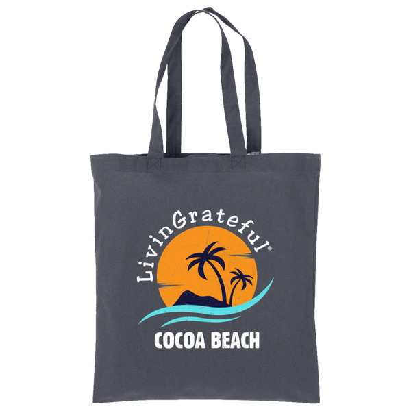 LG Tote Bag - Cocoa Beach Tote - Simple Canvas Beach Bag
