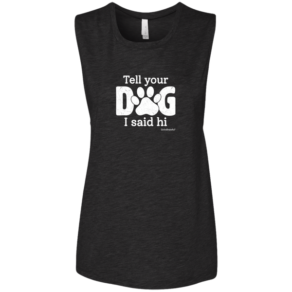 Womens tank top – Dog lover vibe – Super soft fabric