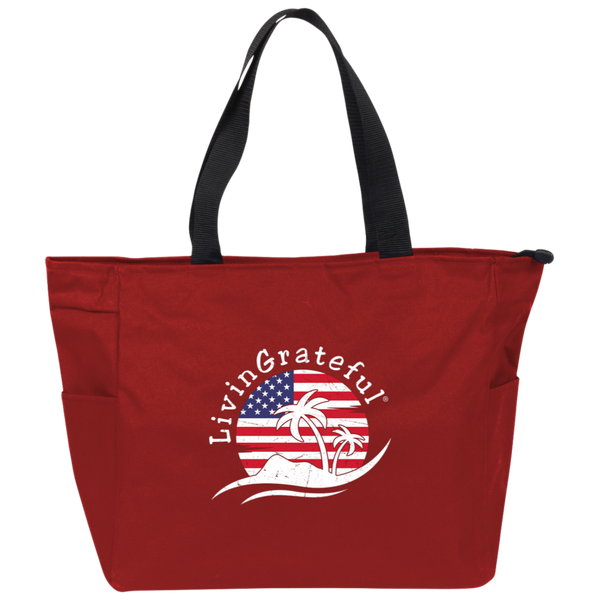 'Merica Tote Bag - Zip It Good - Patriotic Canvas Bag