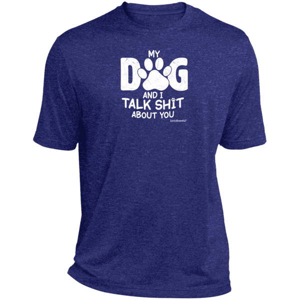 Mens relaxed fit tee – Bold attitude – Heather fabric