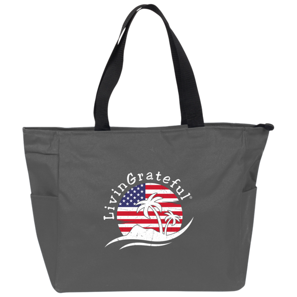 'Merica Tote Bag - Zip It Good - Patriotic Canvas Bag