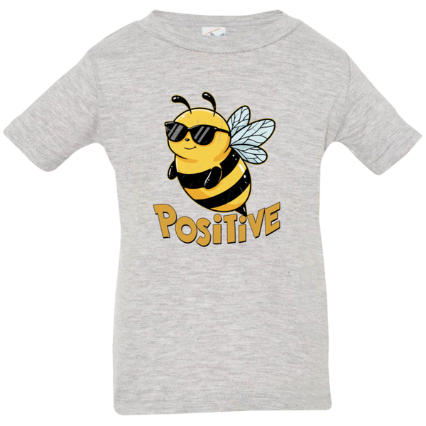 Bee Positive Jersey T - Mini-Human T-Shirt - Kids Positive Shirt