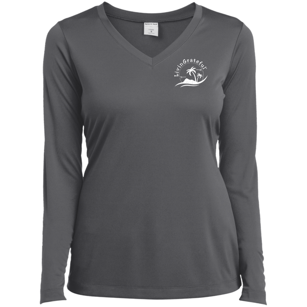 Womens LS V-Neck T – Performance Shirt – Long Sleeve Top