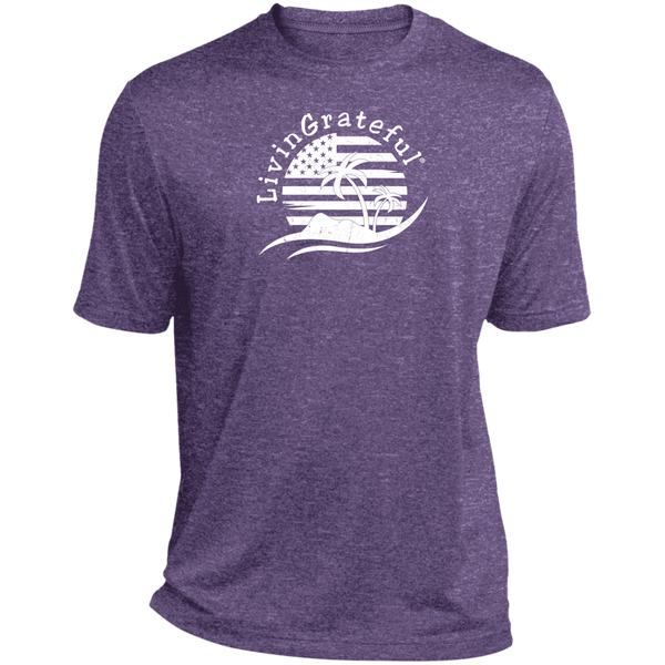 Mens 'Merica Heather Tee - Relaxed Fit - Patriotic Shirt