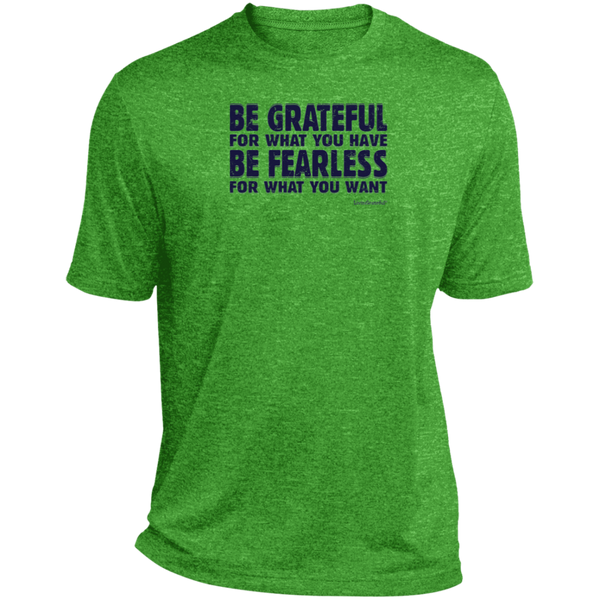 Mens fearless tee - Heather relaxed fit - Motivational shirt