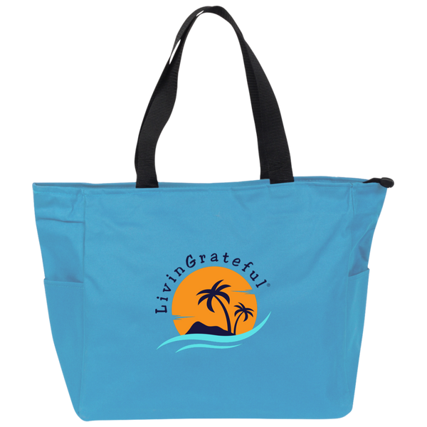 Tote bag with zip closure – Durable fabric – Spacious design