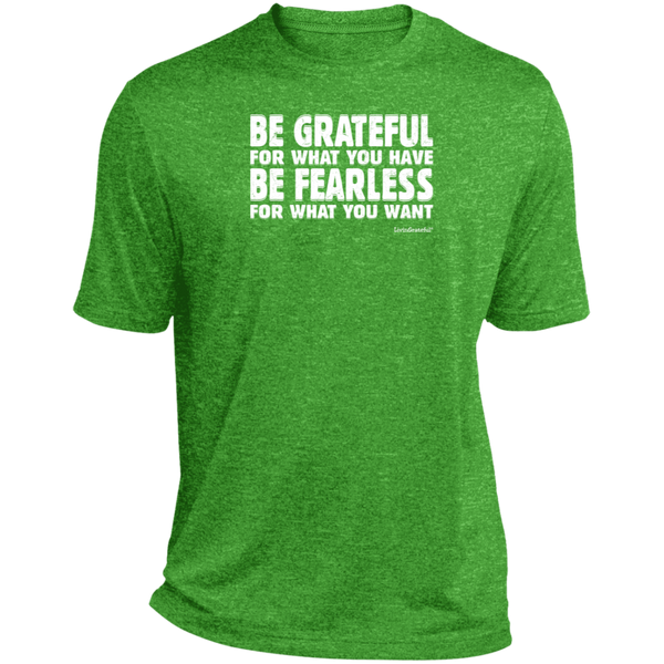 Mens fearless tee - Heather relaxed fit - Casual motivational