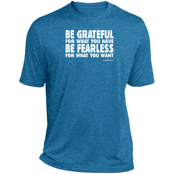 Mens fearless tee - Heather relaxed fit - Casual motivational