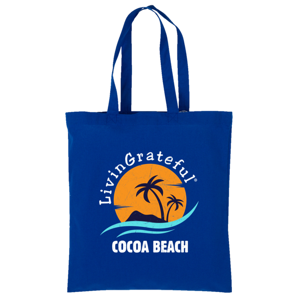 LG Tote Bag - Cocoa Beach Tote - Simple Canvas Beach Bag