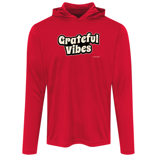 Mens Lightweight Hoodie - Casual Pullover - Grateful Vibes Hoodie