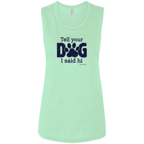 Womens tank top – Dog lover style – Super soft comfort