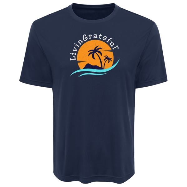 Mens LG Performance Tee - Living Grateful - Motivational Gear