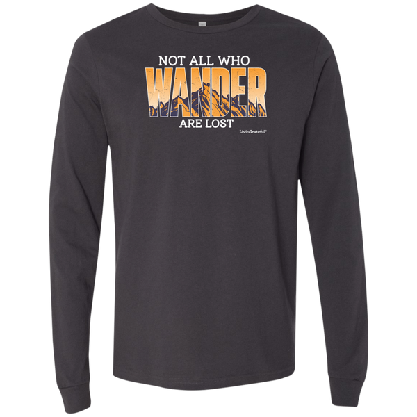 Men's Long Sleeve Shirt - Wander T-Shirt - Original Men's Tee