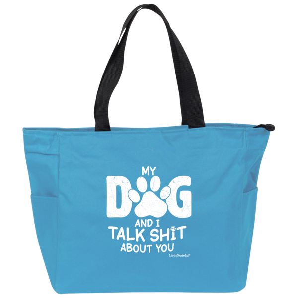 Zip It Good Tote - Pup Swag Bag - Cute Dog Lover Tote