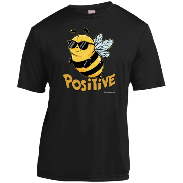 Bee Positive T - Youth Game-On Shirt - Kids Performance Tee