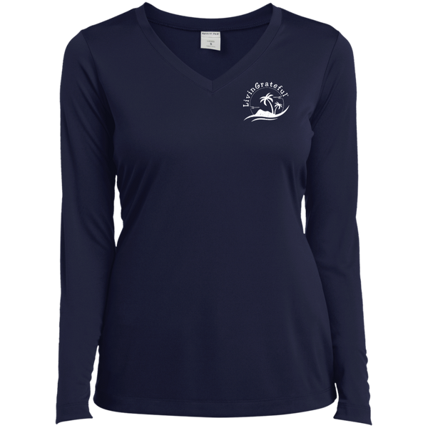 Womens LS V-Neck T – Performance Shirt – Long Sleeve Top