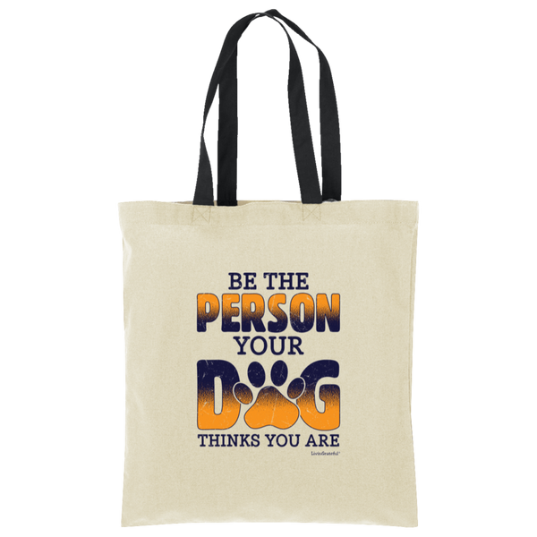 LG Tote Bag - Simple Pup Swag - Playful Dog Lover Tote