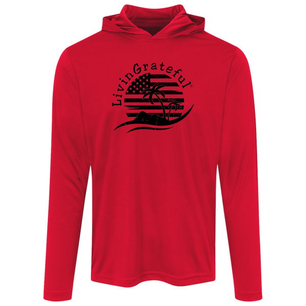 Mens Patriotic Hoodie - USA Flag Sweatshirt - Casual Pullover