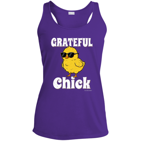 Grateful Chick Tank - Racerback Activewear - Workout Top