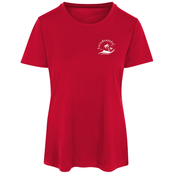 Womens LG Performance Tee - Living Grateful - Activewear Top