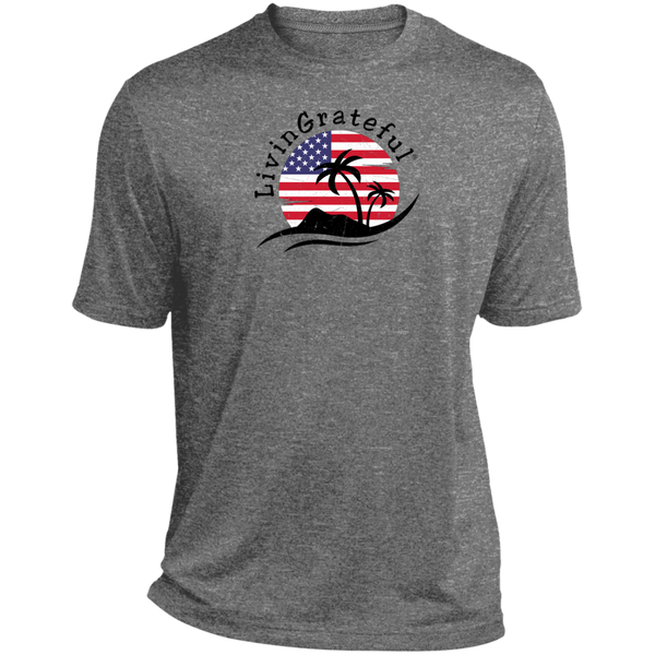Mens 'Merica Heather Tee - Relaxed Fit - Patriotic Shirt