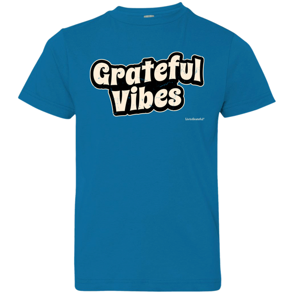 Grateful Vibes T - Youth Original Shirt - Kids Positive Tee