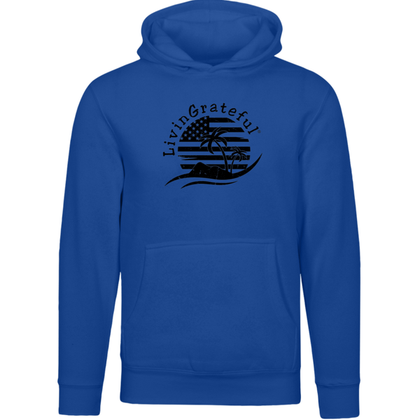 Mens Patriotic Hoodie - American Flag Sweatshirt - USA Pullover