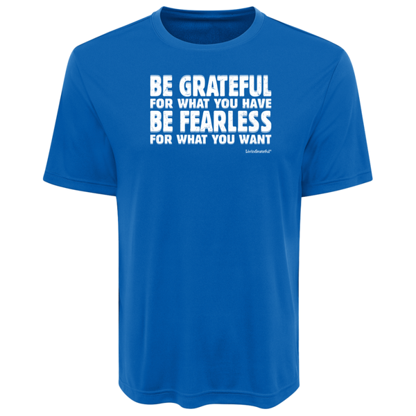Mens fearless performance tee – Athletic wear – Bold and durable