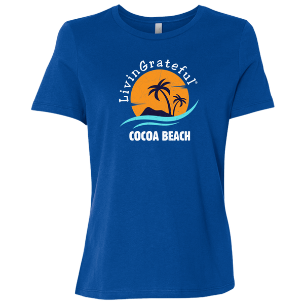 Womens LG Tee - Cocoa Beach Shirt - Original Casual T-Shirt