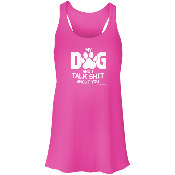 Womens racerback tank – Bold statement – Flowy comfort