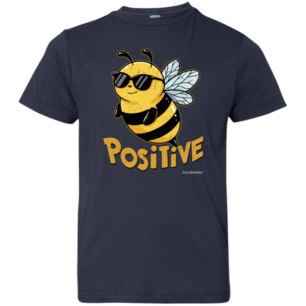Bee Positive T - Youth Original Shirt - Kids Positive Tee