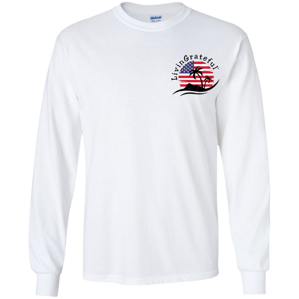 'Merica LS Original Tee - Men’s USA Shirt - Patriotic Tee