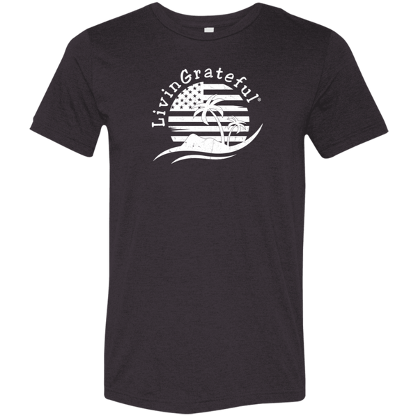 Mens Patriotic T-Shirt - American Flag Tee - USA Casual Shirt