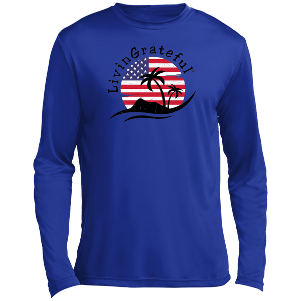 Men's LS Shirt - 'Merica T-Shirt - Performance Tee