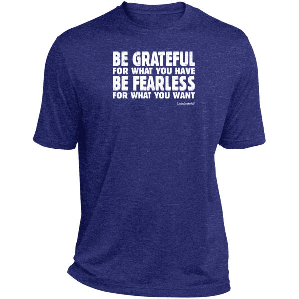 Mens fearless tee - Heather relaxed fit - Casual motivational