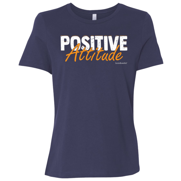 Womens Positive Attitude Tee - Original T-Shirt - Motivational Tee