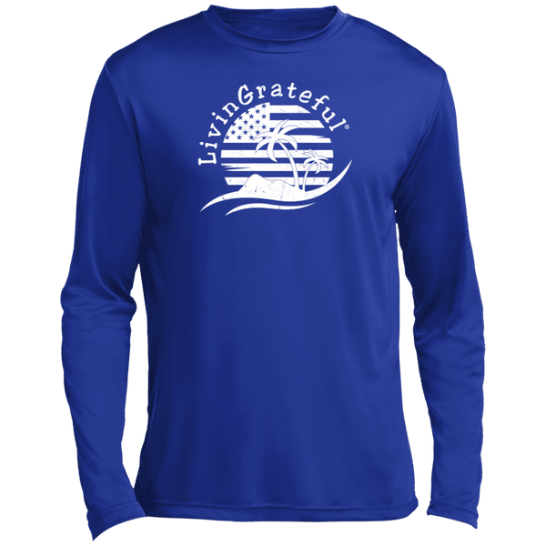 Mens Patriotic Shirt - American Flag Tee - Performance Top