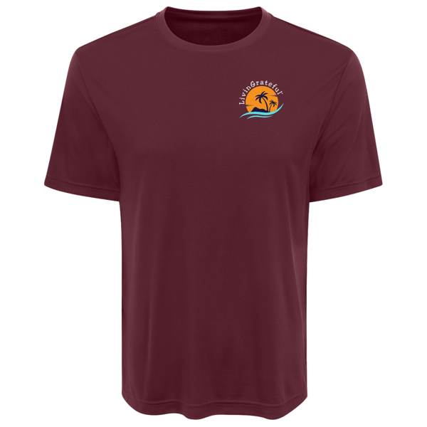 Mens LG Performance Tee - Living Grateful - Motivational Gear