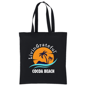 LG Tote Bag - Cocoa Beach Tote - Simple Canvas Beach Bag