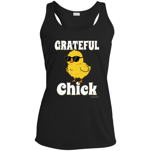 Grateful Chick Tank - Racerback Activewear - Workout Top