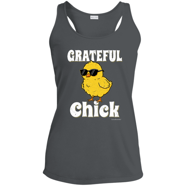 Grateful Chick Tank - Racerback Activewear - Workout Top