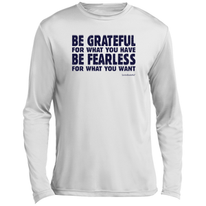 Mens long sleeve tee – Fearless performance wear – Bold fit